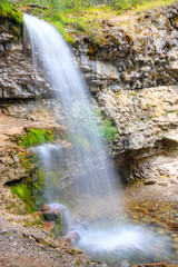 Fototapeta premium Troll Falls in the Kananaskis Country of Alberta, Canada