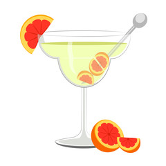 Popular martini cocktail