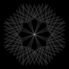 Obraz premium Holiday patterns of stars of snowflakes and flowers for gifts