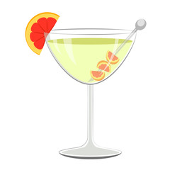 Popular martini cocktail