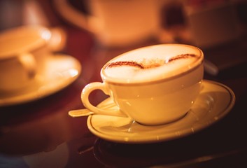 Cup of Fresh Cappuccino