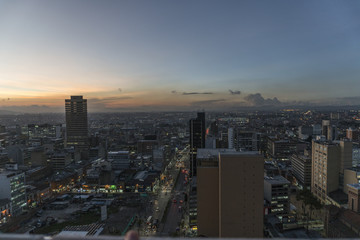 Vista panorámica de Bogotá