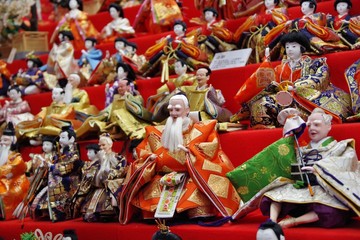 Fototapeta premium ひな祭りの人形