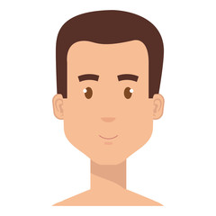 young man shirtless avatar character