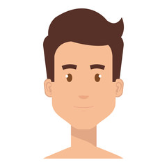 young man shirtless avatar character