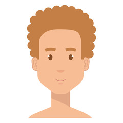 young man shirtless avatar character