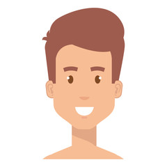 young man shirtless avatar character
