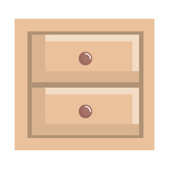 wooden office drawer icon