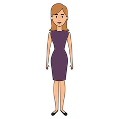 successful businesswoman avatar character