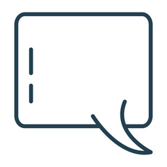 Fototapeta premium speech bubble message icon