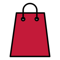 shopping bag isolated icon