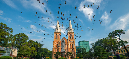 Notre-Dame Cathedral Basilica of Saigon, officially Cathedral Basilica of Our Lady of The...