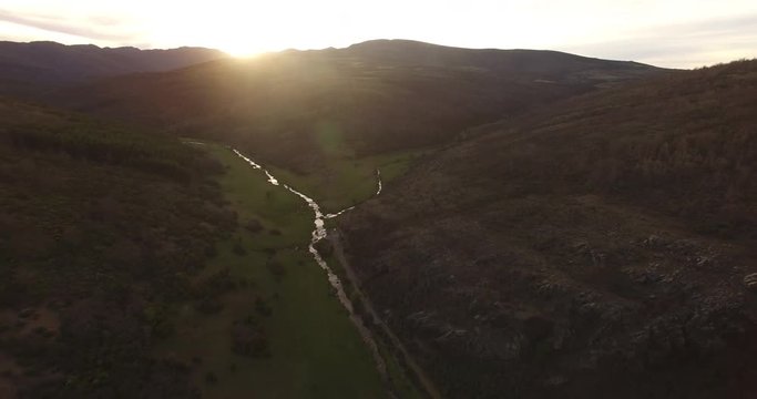 Aerial Shot on Hayedo de Tejera Negra 2