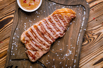 juicy Striploin Steak