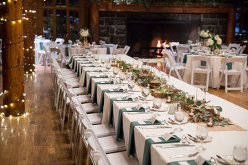 Head Wedding Table at Reception