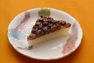 水無月./小豆の水無月という和菓子です. 