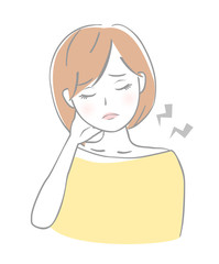 女性　肩こり