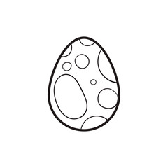 happy easter egg vector