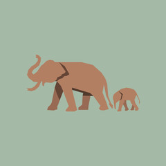 elephant logo , vector 