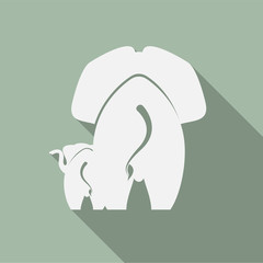 elephant logo , vector 