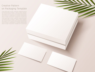 Blank Packaging Template : Vector Illustration