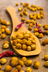 Traditional roasted chickpeas