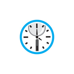 Search Time Logo Icon Design
