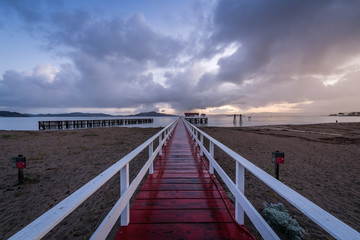 Obraz premium Crissy Field Pier at Dawn