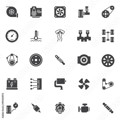 Car Engine Symbols