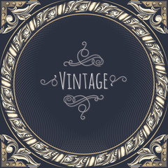 Ornate vintage decorative design