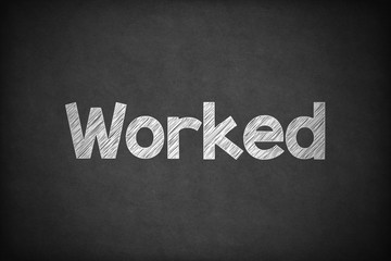 Worked on Textured Blackboard.