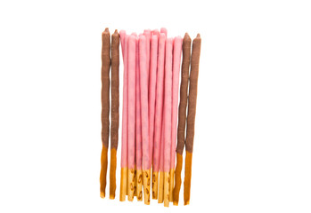 chocolate dipped cookie sticks