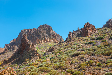 Scenic view of El Teide volcano, Tenerife, Canary Islands