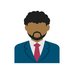business man avatar illustration