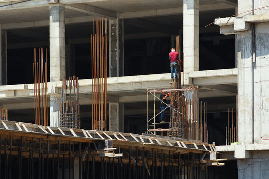 Building construction background