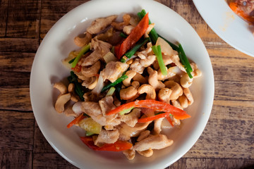 stir-fried chicken