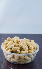 penuts isolated on a white background
