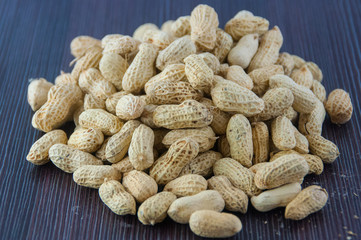 penuts isolated on a white background

