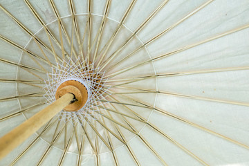 White umbrella texture or background