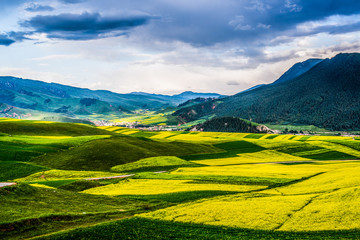 Qinghai Province Zhuoer Mountain Natural Scenic Area in China