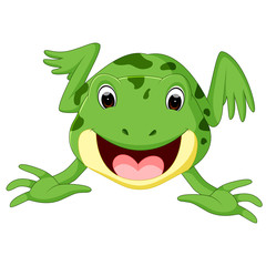 cute frog cartoon
