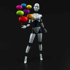 Robot - 3D Illustration