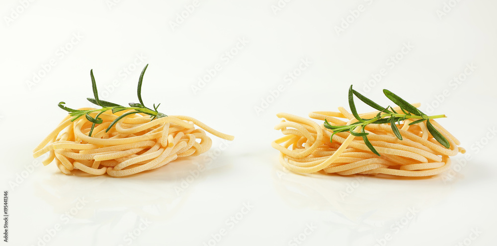 Poster bundles of spaghetti pasta