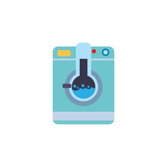 Lab Laundry Logo Icon Design