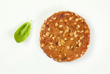 cookie with chopped nuts and almonds