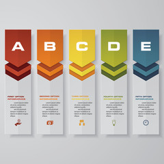 Design clean number banners template/graphic or website layout. Vector.