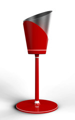 Fototapeta premium 3d render decorative lamp, isolated on a white background.