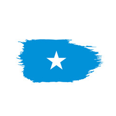 Somalia flag, vector illustration