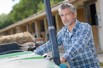 farmer posing outdoors