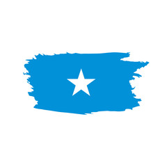 Somalia flag, vector illustration